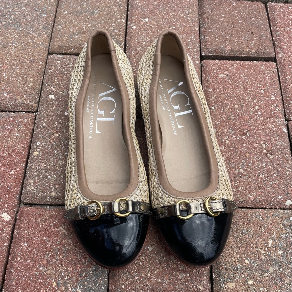 AGL Attilio Giusti Leonbruni Monika Ballet Flats size 36